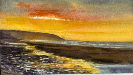 Ce que j'aimerais faire, aquarelle, 30x17 cm, 2026